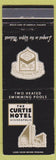 Matchbook Cover - Curtis Hotel Minneapolis MN WEAR