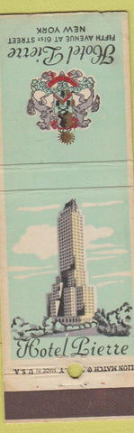 Matchbook Cover - Hotel Pierre New York City