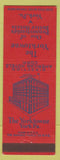 Matchbook Cover - Yorktowne Hotel York PA