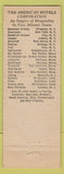 Matchbook Cover - Yorktowne Hotel York PA