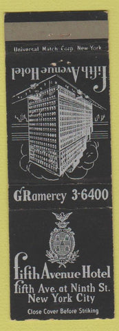 Matchbook Cover - Fifth Avenue Hotel New York City