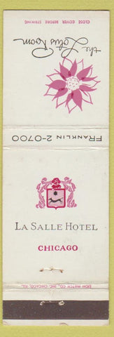 Matchbook Cover - LaSalle Hotel Chicago IL Lotus Room