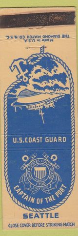 Matchbook Cover - US Coast Guard Seattle WA