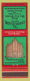 Matchbook Cover - Chancellor Hotel Parkersburg WV