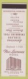Matchbook Cover - New Lawrence Hotel Chicago IL