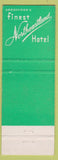 Matchbook Cover - Aroostook's Northeastland Hotel Presque Isle ME