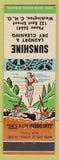 Matchbook Cover - Sunshine Laundry Washington Court House OH hillbilly