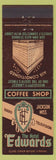 Matchbook Cover - Hotel Edwards Jackson MS