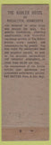 Matchbook Cover - Hotel Kahler Rochester MN