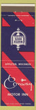 Matchbook Cover - Conway Motor Inn Appleton WI
