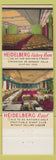 Matchbook Cover - Hotel Heidelberg Jackson MS