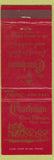 Matchbook Cover - The Coachman Restaurant ST Paul MN