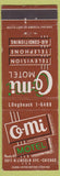 Matchbook Cover - O Mi Motel Chicago IL
