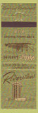 Matchbook Cover - Riverview Hotel Kelly's Landing Covington KY