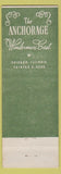 Matchbook Cover - Windermere East the Anchorage Chicago IL