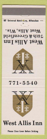 Matchbook Cover - West Allis Inn WI