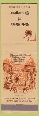 Matchbook Cover - Red Brick of Yesteryear