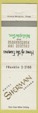 Matchbook Cover - Hotel Sherman Chicago IL