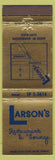 Matchbook Cover - Larson's Restaurant Lounge Chicago IL