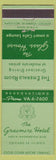 Matchbook Cover - Graemere Hotel Chicago IL