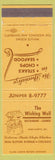 Matchbook Cover - Wishing Well Restaurant Chicago IL