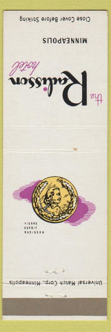 Matchbook Cover - Radisson Hotel Minneapolis MN