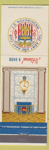 Matchbook Cover - Army and Navy Club Washington DC