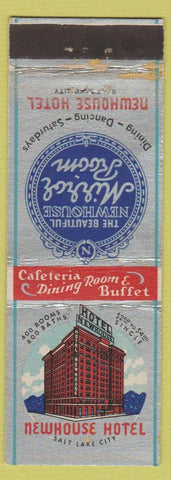 Matchbook Cover - Newhouse Hotel Salt Lake City UT