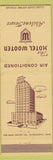 Matchbook Cover - Hotel Wooten Abilene TX WEAR