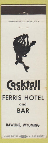 Matchbook Cover - Ferris Hotel Bar Rawlins WY