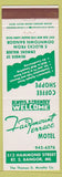 Matchbook Cover - FAirmount Terrace Bangor ME