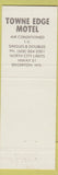 Matchbook Cover - Dairy Bar Restaurant Edgerton WI