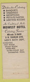 Matchbook Cover - Midwest Hotel Chicago IL