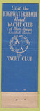 Matchbook Cover - Edgewater Beach Hotel Chicago IL
