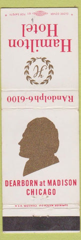 Matchbook Cover - Hamilton Hotel Chicago IL WEAR