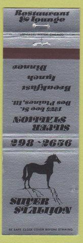 Matchbook Cover - Silver Stallion Restaurant Des Plaines IL