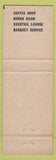 Matchbook Cover - Bangor House Hotel Bangor ME