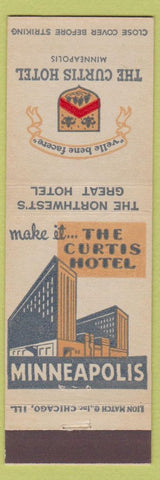 Matchbook Cover - Curtis Hotel Minneapolis MN