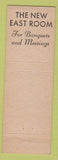 Matchbook Cover - Curtis Hotel Minneapolis MN
