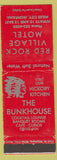 Matchbook Cover Red Rock Village Motel Miles City MT Native American Indian WORN