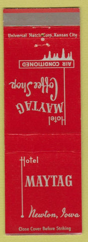 Matchbook Cover - Hotel Maytag Newton IA WEAR