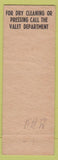 Matchbook Cover - Curtis Hotel Minneapolis MN