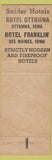 Matchbook Cover - Hotel Wolford Danville IL