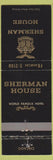 Matchbook Cover - Sherman House Hotel Chicago IL