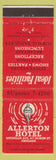Matchbook Cover - Allerton Hotel Chicago IL