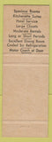 Matchbook Cover - Park Lane Hotel Chicago IL