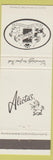 Matchbook Cover - Aliota's Restaurant Brookfield WI