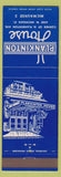 Matchbook Cover - Plankinton House Milwaukee WI