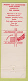 Matchbook Cover - Plankinton House Milwaukee WI