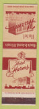 Matchbook Cover - Hotel Harms Rock Island IL